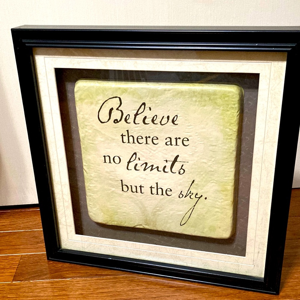 Believe There’s No Limit But the Sky Wall Art